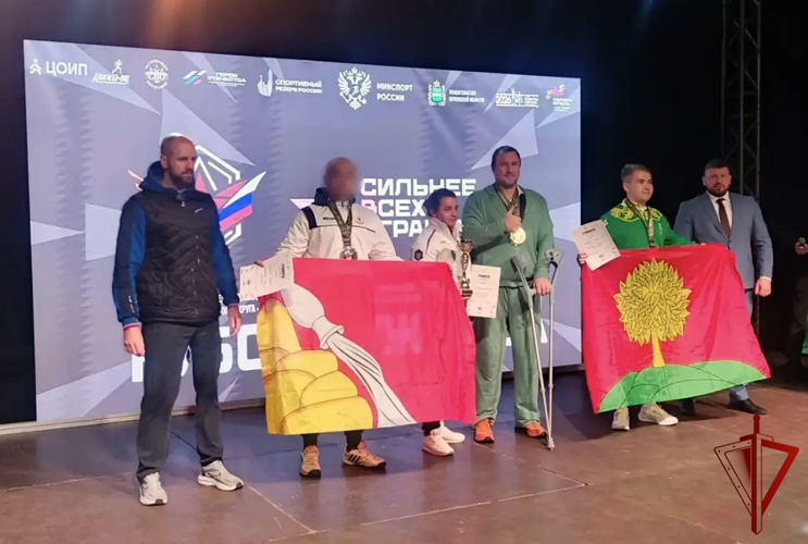 Сотрудник ОМОН «Центр» Управления Росгвардии по Воронежской области завоевал медаль на инклюзивном фестивале «Кубок мужества»
