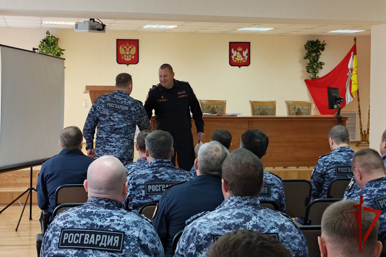 В Управлении вневедомственной охраны Росгвардии по Воронежской области подвели итоги служебной деятельности